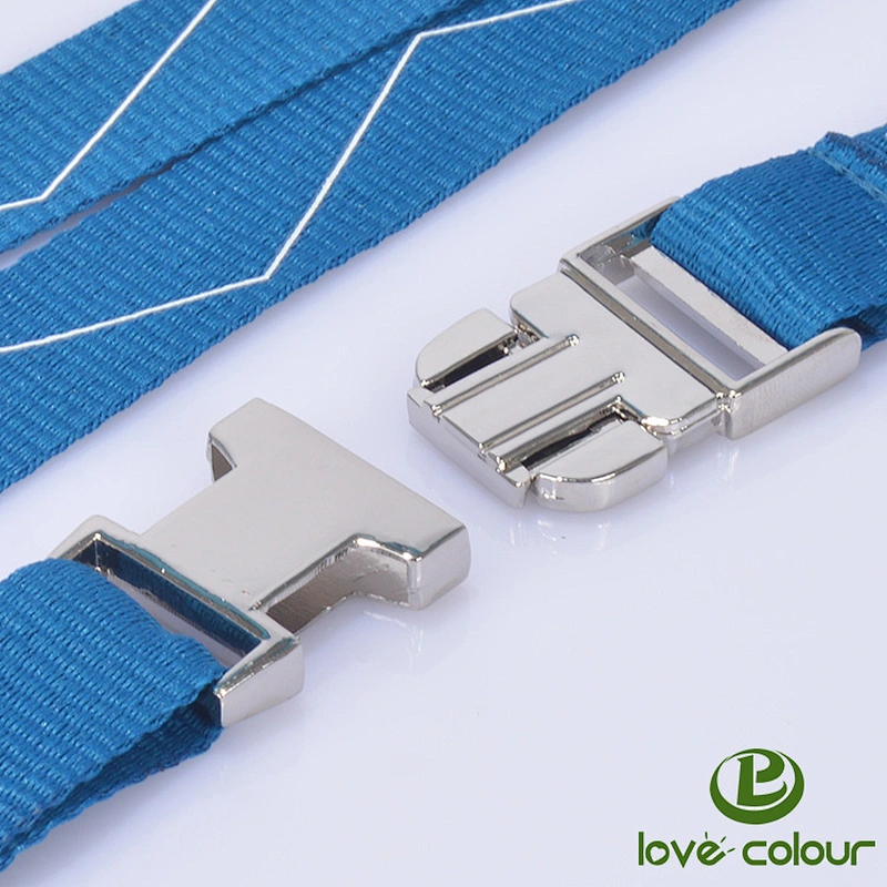 High quality custom lanyard metal side release buckle