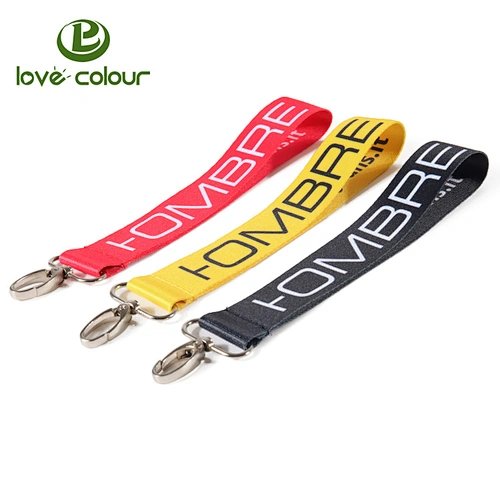 Polyester keychain short strap lanyard manufacturer