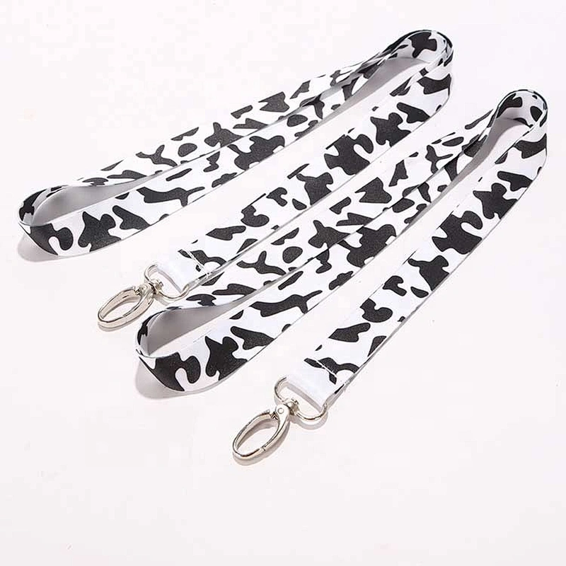 Factory OEM printing polyester sublimation lanyard strap accept rush order