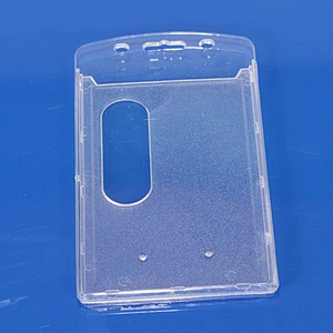 High quality custom plastic id card holder/ waterproof hard card holder
