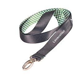 Promotion custom polyester lanyard strap with id card for sport event
