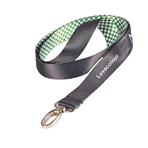 Promotion custom polyester lanyard strap with id card for sport event