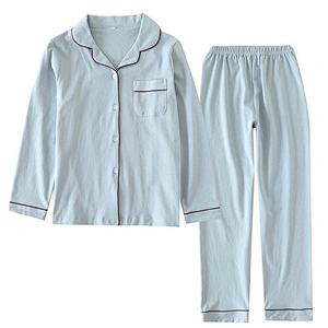 Women's Classic Cotton Long Sleeve Pajama Custom Printed Sleepwear