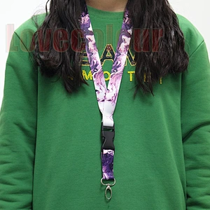Personalised Custom Pattern Lanyard neck strap with Text