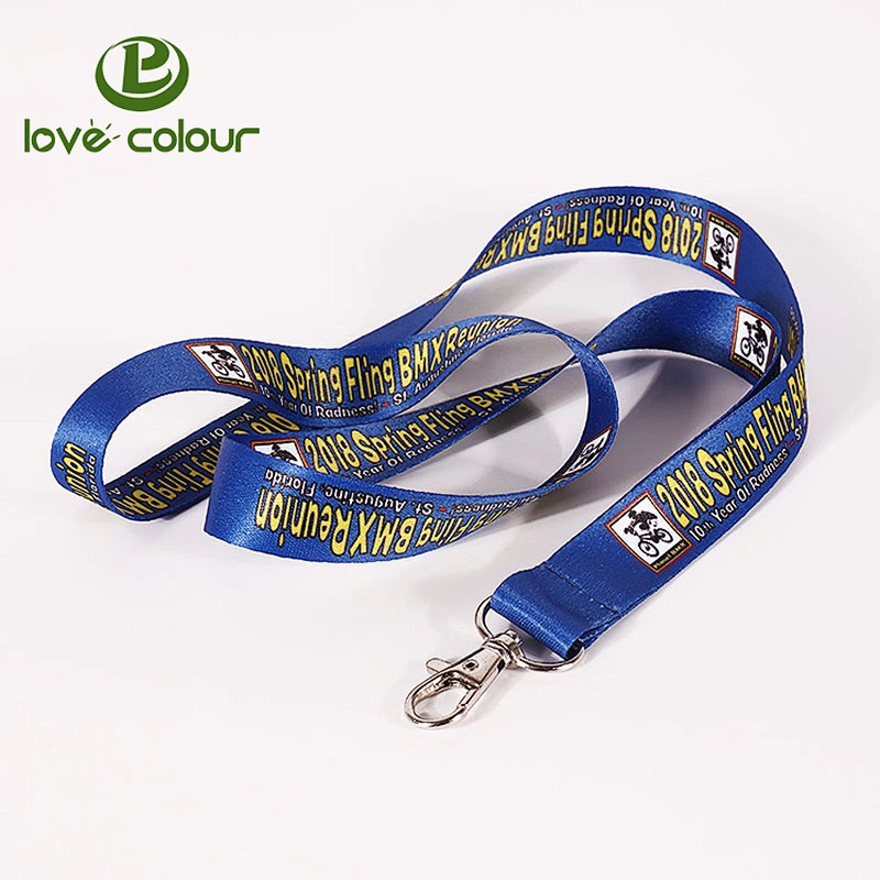 Custom Dye Sublimation Colorful Lanyards Strap For Promotion