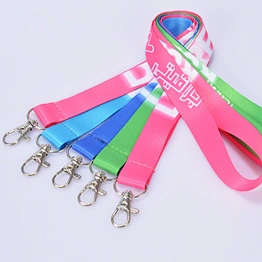 New custom polyester printing school id card children lanyard