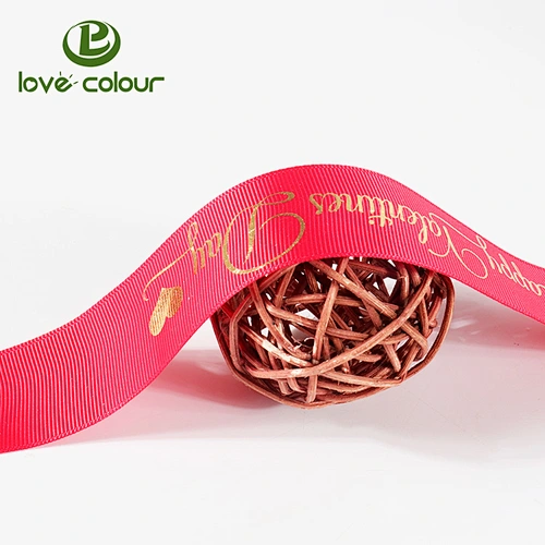 Print Soft Grosgrain Ribbon For Packing Wedding Party Decoration