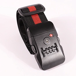 Personalized Custom Luggage Straps / Security Adjustable Polyester TSA Lock Luggage Belt