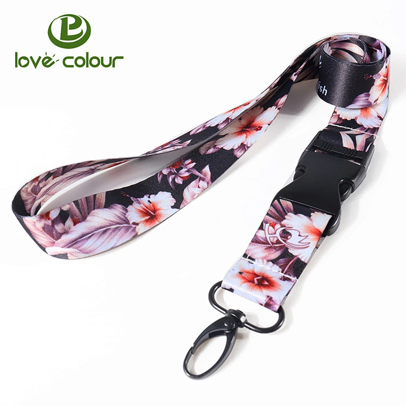 Wholesale custom double side printed neck lanyard for access card