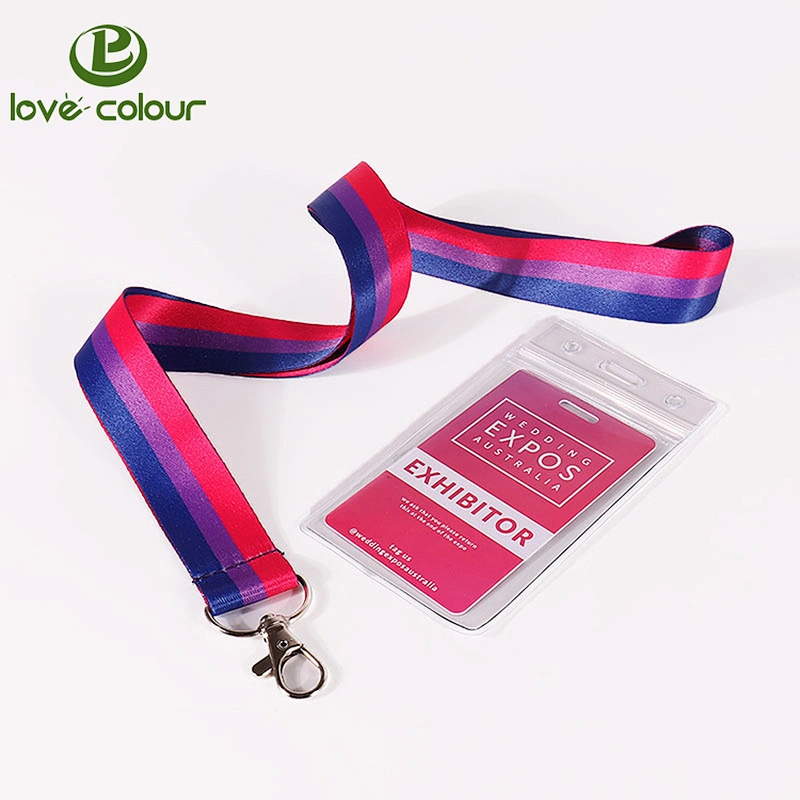 Hot sale polyester lanyard strap with custom your logo