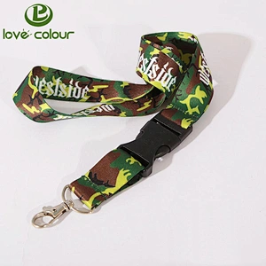 Camouflage Printing Ribbon Lanyards Strap for Event/Military uniform