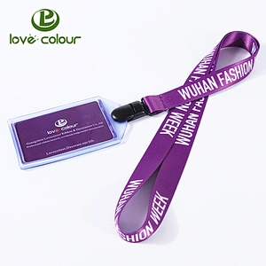 New product custom polyester neck lanyard string with id card holder