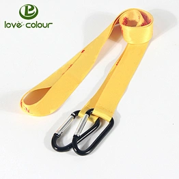 New custom full color printing polyester double ends lanyard