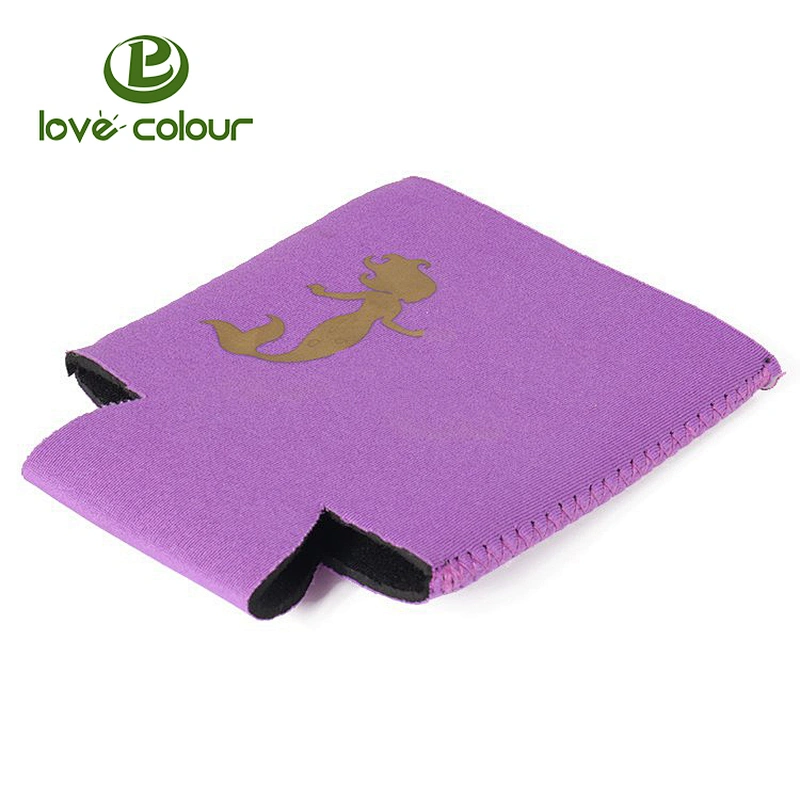 Custom Sublimation Printing Outdoor Beer Can Holder Collapsible Neoprene Can Coolers Coolies Sleeve