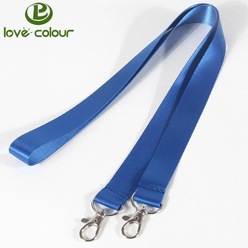 Environment-Friendly Custom Fashion Art Printed Card Holder Lanyard with Double Clips