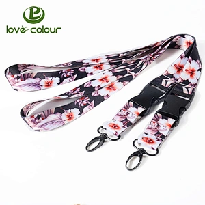 Personalised custom your own sublimation lanyard with breakaway buckle