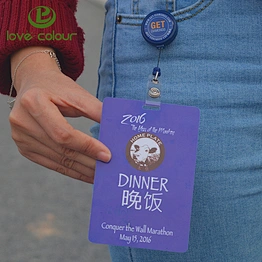 Custom Exhibition ID Card Printed PVC Plastic Card