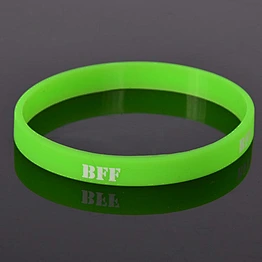 Best quality magnetic silicone wristband from gold supplier