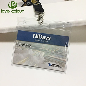 Wholesale ID card pouch/ Wholesale PVC Plastic waterproof Card Holder