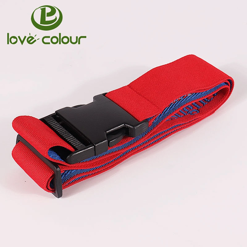 Safety polyester durable luggage belt for your own logo on the belt