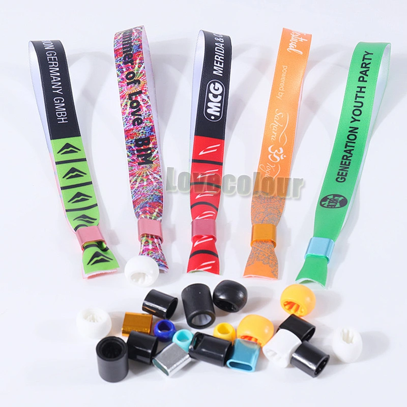 Professional factory directly sale sublimation polyester wristband bracelet