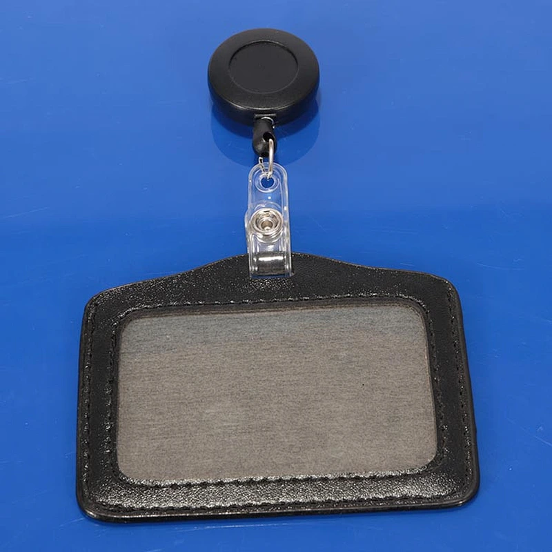 Hot Sale Retractable Plastic ID Card Holder Custom