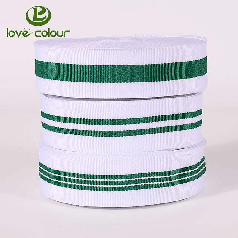 Custom made polyester ribbons used for medals lanyard