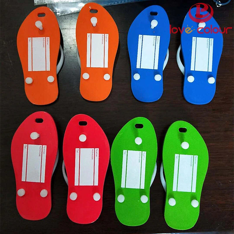 Travel Custom Cartoon PVC Soft Silicone Luggage Tags Rubber Bag Tags