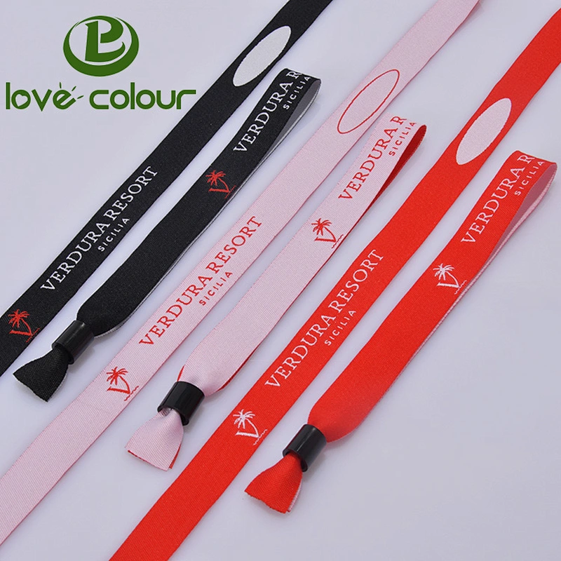 Popular custom christmas ornaments fabric wristband/bracelet for party event