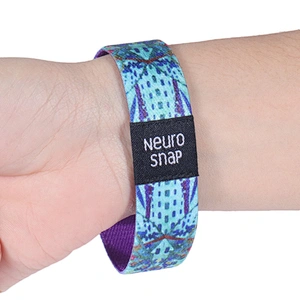 Polyester Custom Printed Elastic Wrist Band for Promotion Gift