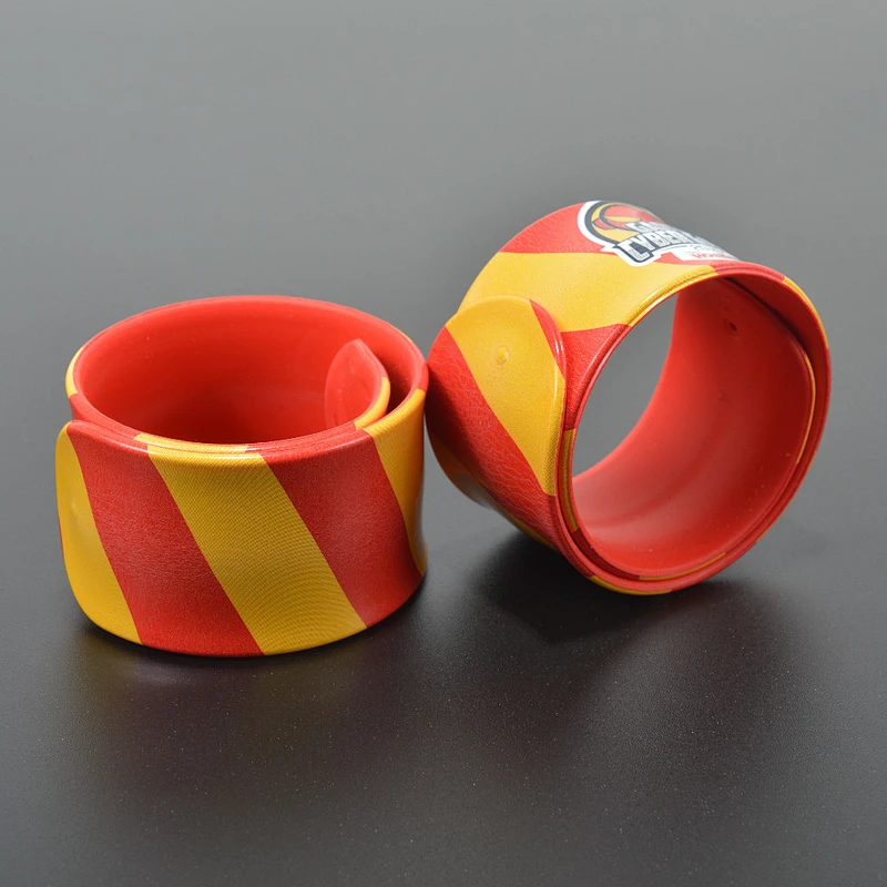 Popular custom make blank wrist bands slap bracelets