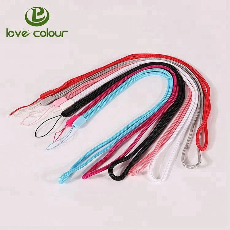 Custom polyester colorful mini camera strap wrist lanyard