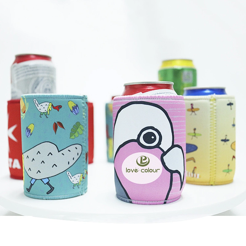 Insulated tube neoprene beer can bag covers for cans