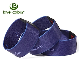 Professional factory custom festival elastic fabric wristbands for concert