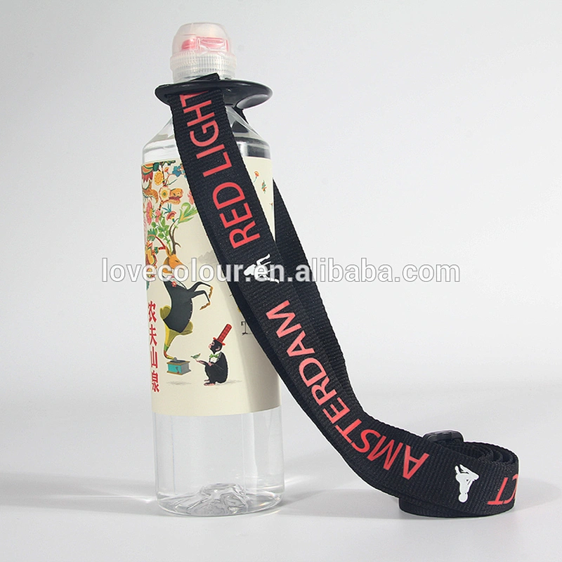 Top Quality Water Bottle Holder Lanyard Strap with Custom Printing Logo