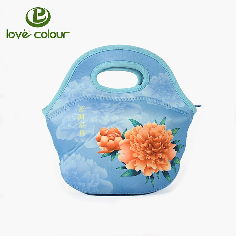 Custom Insulated Neoprene Lunch Bags Picnic Lunch Tote Bag Boxes for Kids Adults Women Men Work or Travel Use