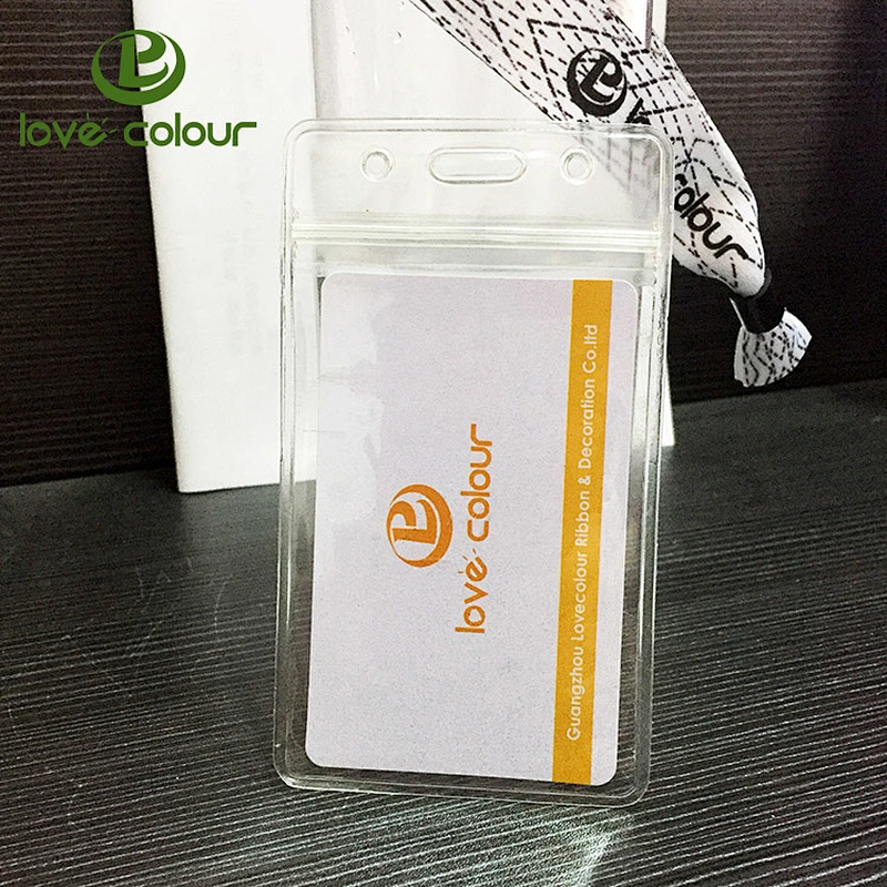 Cheap custom waterproof plastic student ID card holder
