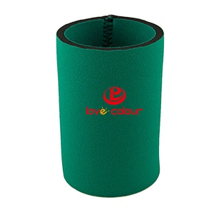Custom neoprene full color blank can sleeves in purple color