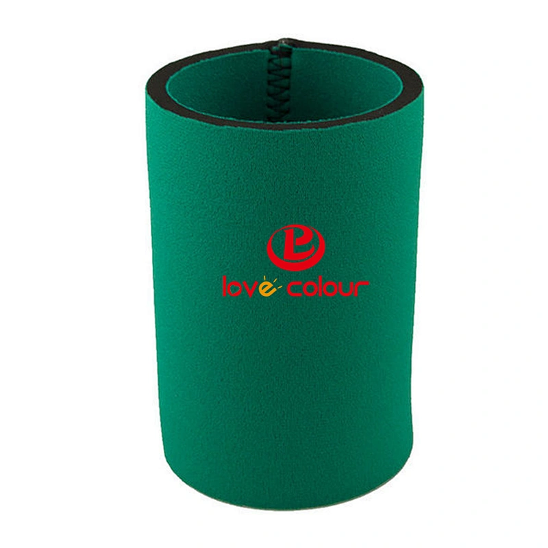 Custom neoprene full color blank can sleeves in purple color