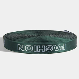 Factory custom high quality polyester webbing belt with woven logo
