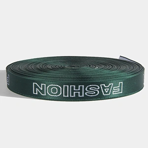 Factory custom high quality polyester webbing belt with woven logo