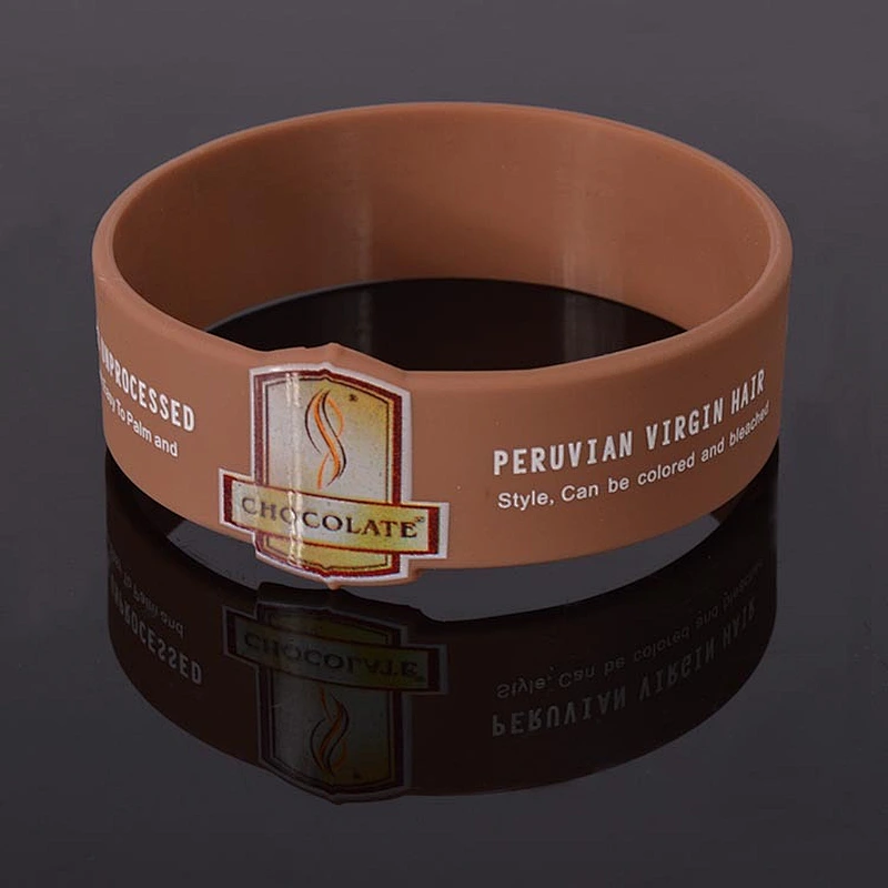 Factory promotion custom silicone wrist band printing silicon bracelet wristband