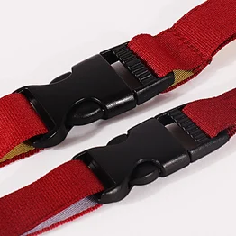 Lovecolour wholesale lanyard 3-way quick release plastic buckle