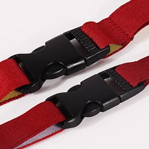 Lovecolour wholesale lanyard 3-way quick release plastic buckle