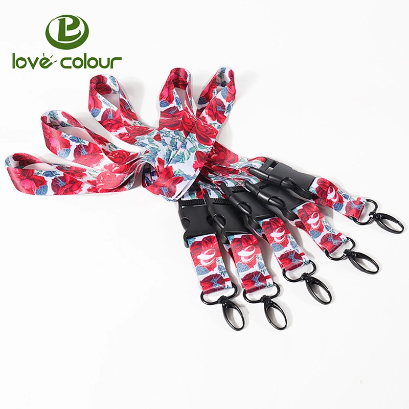 High quality personalized polyester cheap lanyard strap