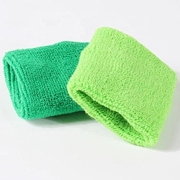 Cotton wrist embroidery sport sweatband with your own logo