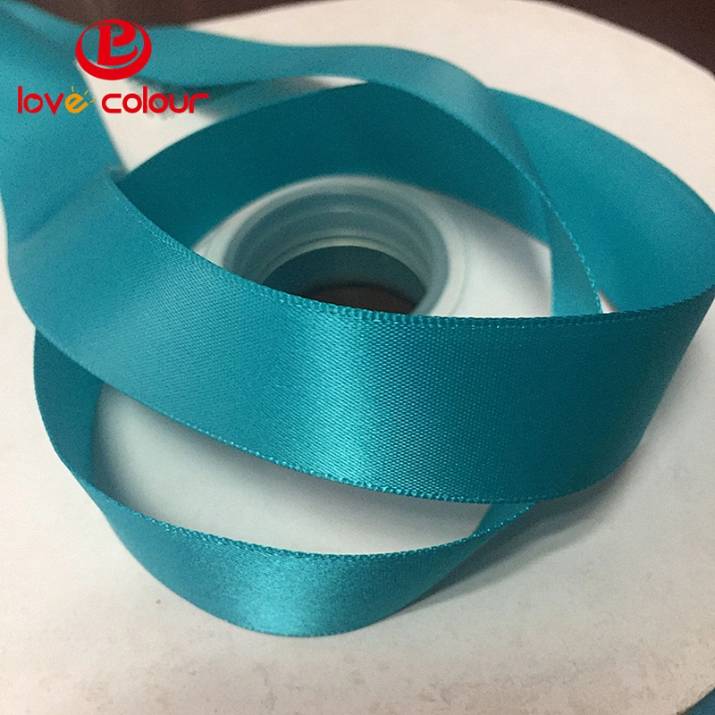 Custom 20mm double sided satin ribbon for package