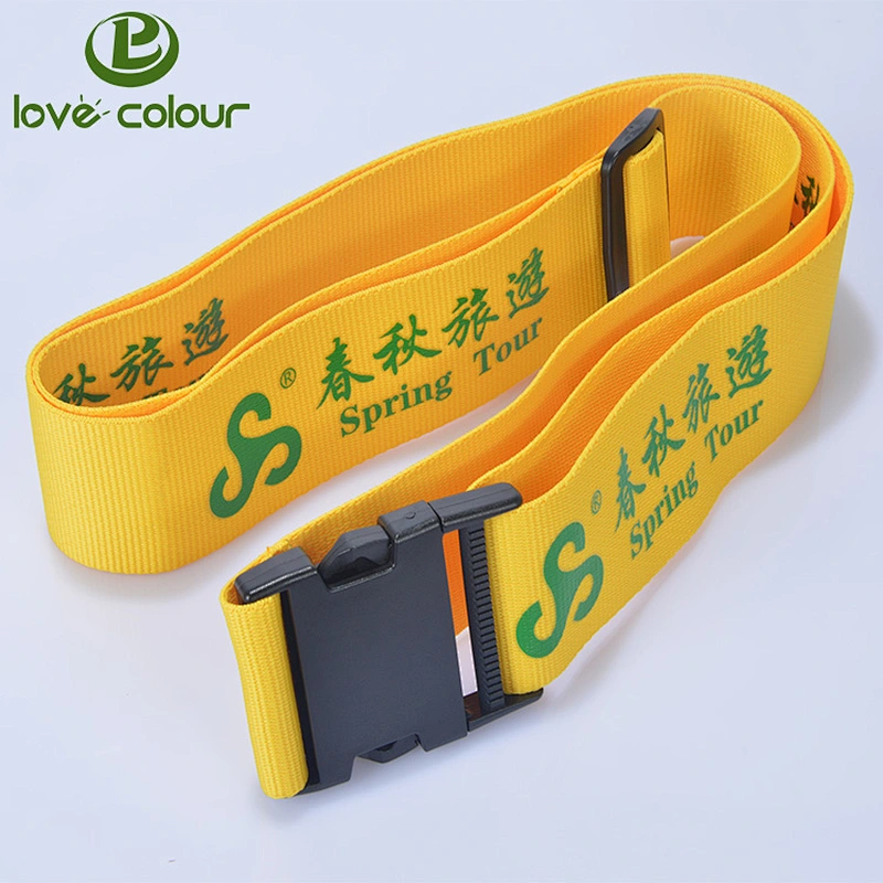 Guangzhou factory professional custom polyester personalized luggage strap