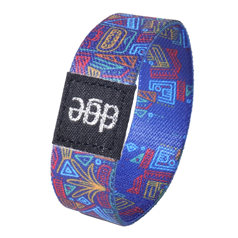 Wholesales Cheap Heat Transfer Elastic Wristband With Oem logos