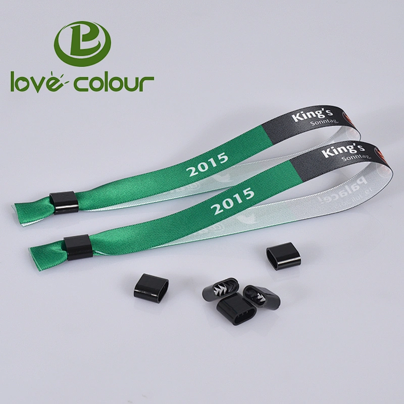 Promotional Cheap Logo Custom Full Color Wristband no Minimum Order
